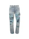 Amiri Patchwork Bandana Carpenter Straight Jean
