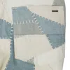 Amiri Patchwork Flare Alabaster Jeans In Multi