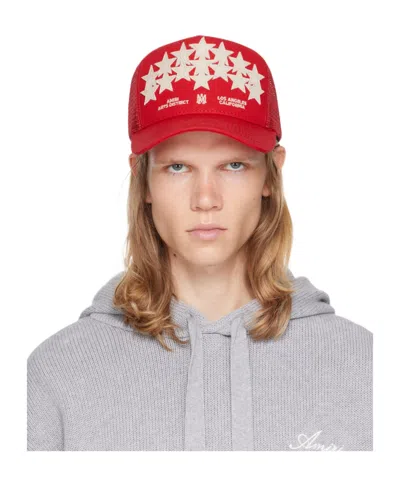 Amiri Pattern Decal Baseball Cap In Multicolor