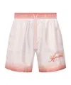 Amiri Pattern Shorts In White