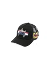 Amiri Logo-patch Mesh-back Cap In Black