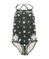 Amiri Patterned One Piece Swimsuit In Green