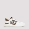 Amiri Men 'classic Low' White Sneaker With Maxi Logo On The Side And Tone-on-tone Ma Quad Motif In L In Multi
