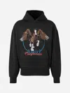 Amiri Graphic Print Hooded Sweater Kangaroo Pocket