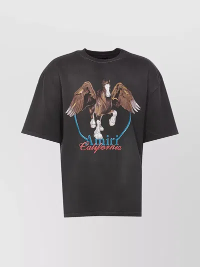 Amiri Men's Vintage Wash Pegasus T-shirt T-shirt In Black