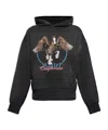 Amiri Graphic Print Hooded Sweater Kangaroo Pocket In Black