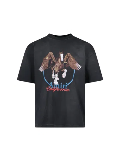 AMIRI "PEGASUS" LOGO T-SHIRT