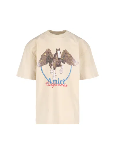 AMIRI "PEGASUS" LOGO T-SHIRT