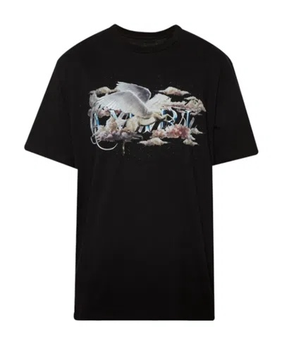 Amiri Pegasus Script-print T-shirt In Black