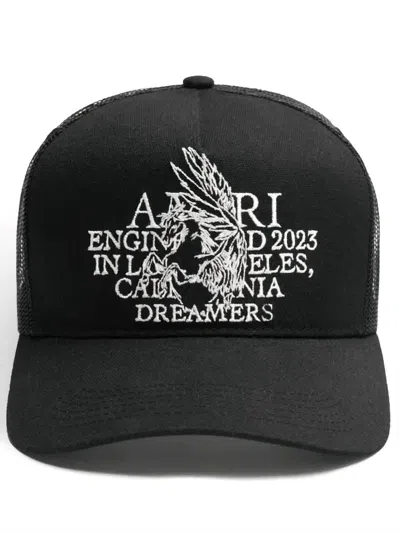 Amiri Pegasus Trucker Hat In Black