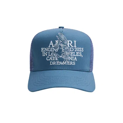 Pre-owned Amiri Pegasus Trucker 'light Denim' | Blue | Men's Size Onesize