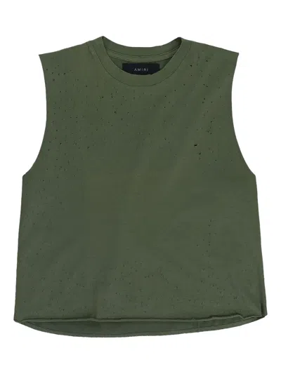 Amiri Perforated Tank Top