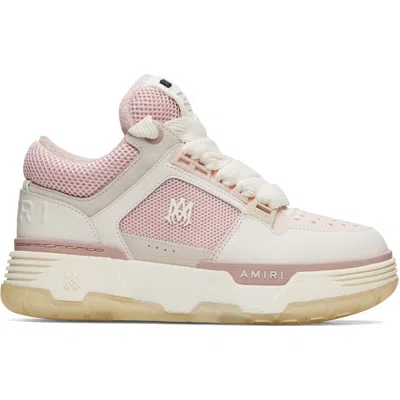 Amiri Pink & White Ma-1 Sneakers In Multi