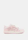 AMIRI AMIRI PINK & WHITE SKEL TOP LOW SNEAKERS