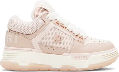 Amiri Pink Ma-1 Sneakers In Sand