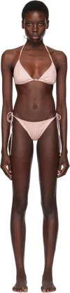 Amiri Pink Ma Quad Bikini In Pink