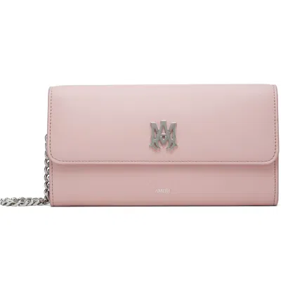 Amiri Pink Ma Wallet On Chain Shoulder Bag