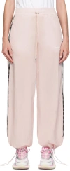 Amiri Pink Raglan Ma Track Pants In Rosewater