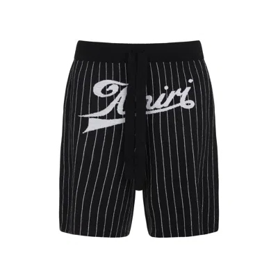 Amiri Pinstripe Short Men In Black