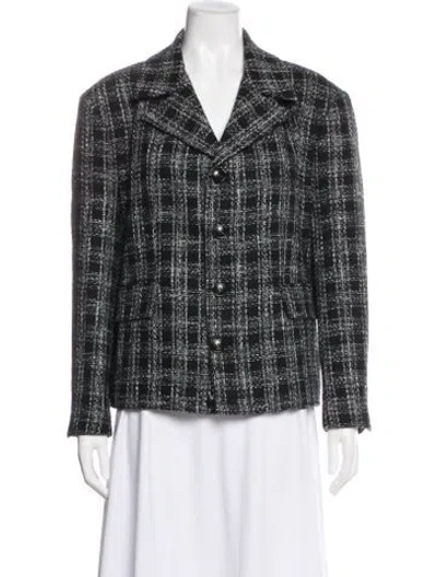 Pre-owned Amiri Plaid Print Blazer In Multi