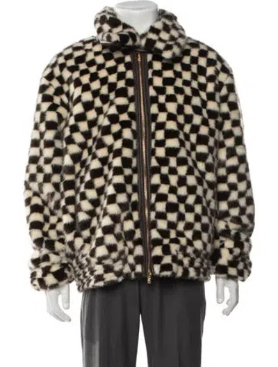 Pre-owned Amiri Plaid Print Collar Sweatshirt In Multicolor
