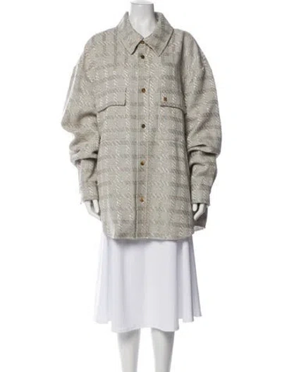 Pre-owned Amiri Plaid Print Jacket W/ Tags In Multi