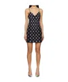 Amiri Plain Stretch Viscose-blend Mini Dress In Black