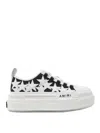 Amiri Star Pattern Rubber Sole Sneakers In White