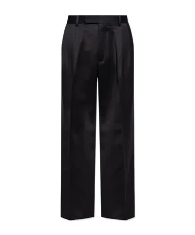 Amiri Pleated Casual Pants In Black