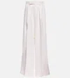 Amiri Weite High-rise-hose In Alabaster