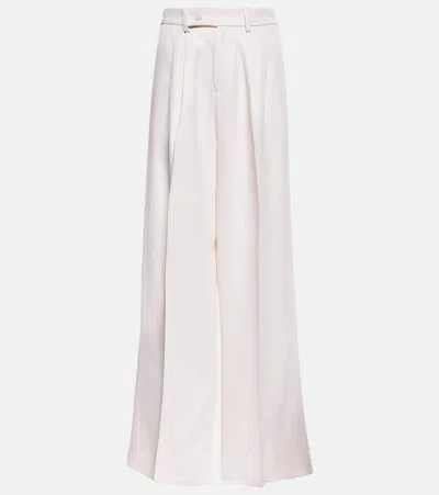 Amiri Weite High-rise-hose In Alabaster