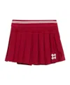 Amiri Ma Quad Mini Skirt In Red