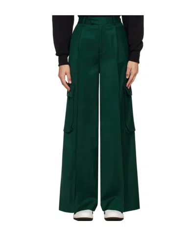 Amiri Pleated Work Casual Pants In Green