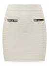 Amiri Pocket-detail Mini Skirt In Neutral