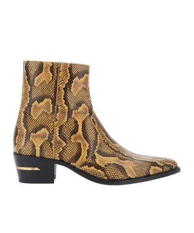 Amiri Pointed-toe Ankle Boots In Multi