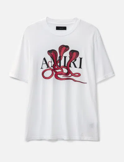 Amiri Poison Cotton T-shirt In White