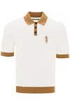 AMIRI AMIRI POLO SHIRT WITH CONTRASTING EDGES AND EMBROIDERED LOGO MEN