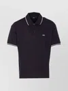 Amiri Tipped Collar Polo Shirt