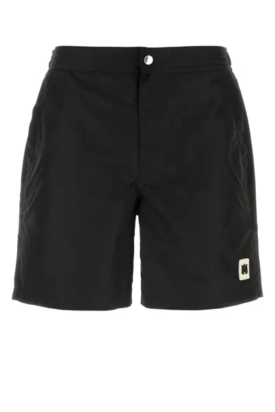 Amiri Polyester Swimsuit Shorts In Black