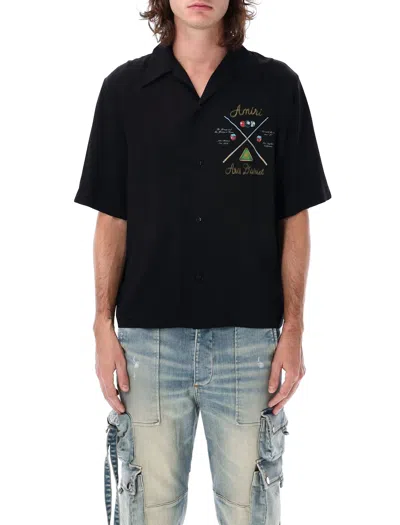 AMIRI AMIRI POOL CUE BOWLING SHIRT