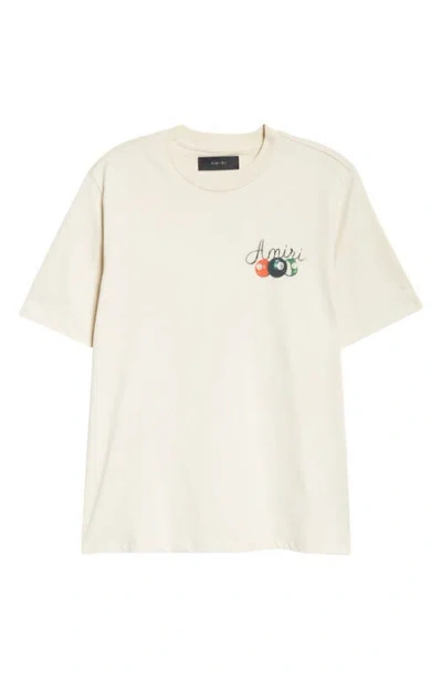 Amiri Hollywood Oversized T-shirt In Neutral