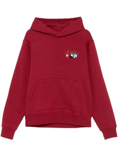 Amiri Pool Cue Hoodie In Red