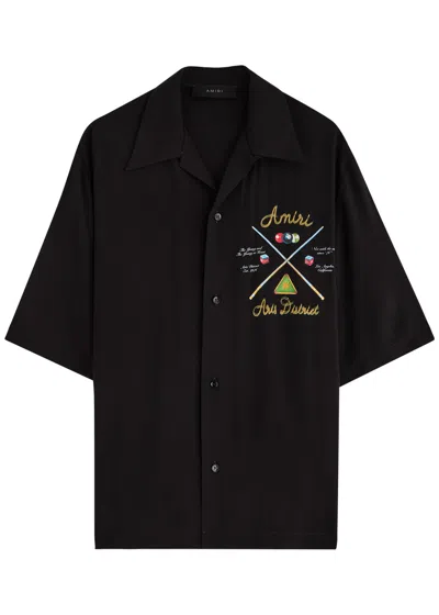 AMIRI AMIRI POOL CUE PRINTED SHIRT