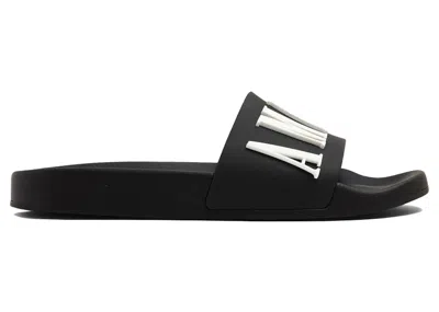 Pre-owned Amiri Pool Slide (women's) Sneakers In Black/white