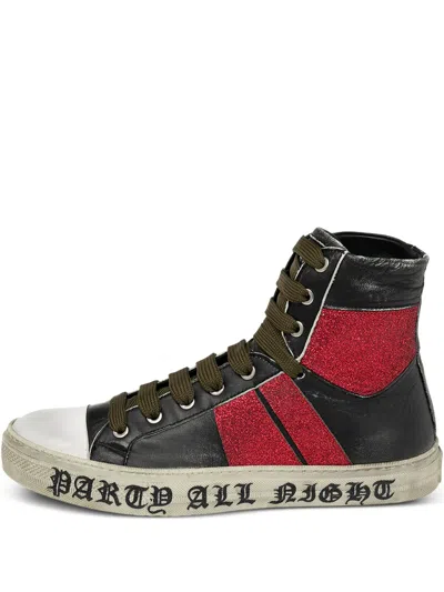 Pre-owned Amiri  Sleep All Day Party All Night High-top Sneakers