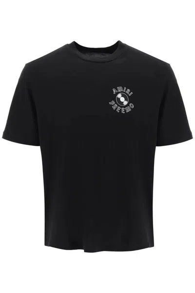 Amiri Premier Record Crew-neck T-shirt In Black