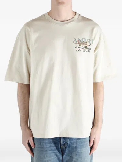Amiri Hope And Dreams Oversized T-shirt In White