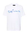 Amiri Logo-print Cotton T-shirt In White