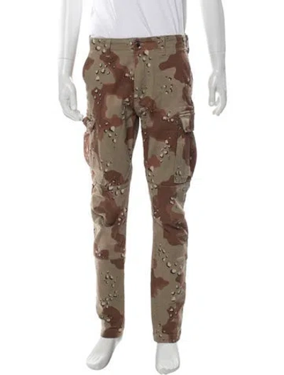 Pre-owned Amiri Printed Cargo Pants In Neutral