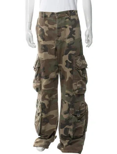 Pre-owned Amiri Printed Cargo Pants In Neutral
